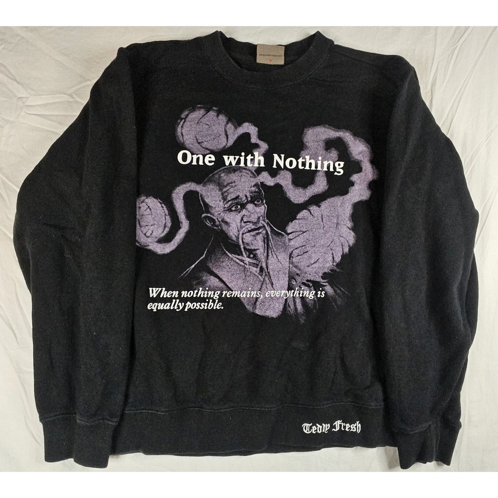 Teddy Fresh x Magic The Gathering Sweatshirt Black One With Nothing Rare Small S